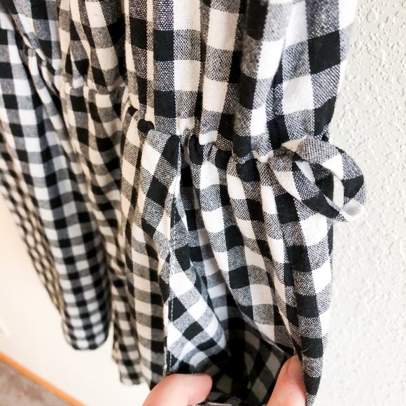 HYFVE Gingham Off The Shoulder Romper Size Large - Picture 4 of 8